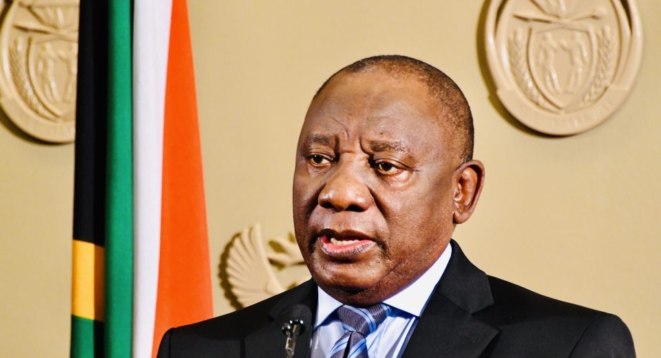 President Ramaphosa politics