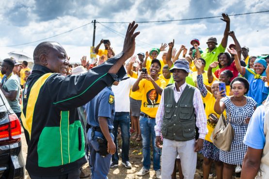 President Cyril Ramaphosa spent his day in Soweto from Orlando to Shawela and now in Naledi zone 8, talking to people regarding the number one problem they have which is electricity.