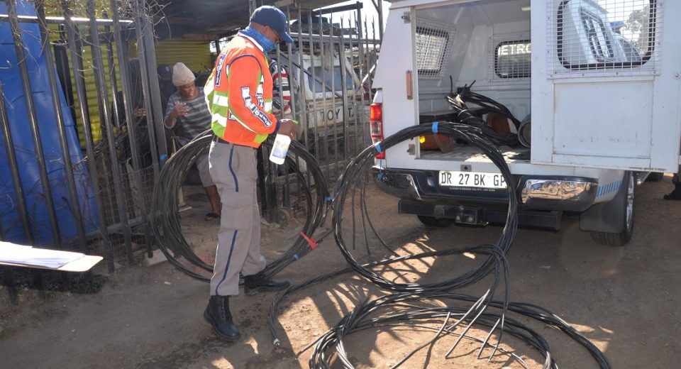 Cable Theft leaves Pretoria West residents in the dark