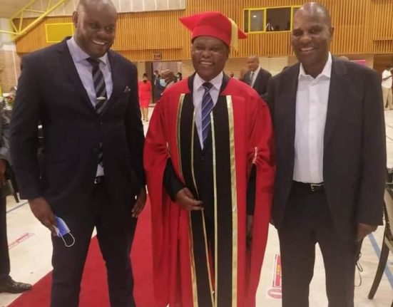 Dr Thomas Chauke received his Doctorate of Performing Arts (Honoris Causa) degree for promoting music as a universal language that transcends racial