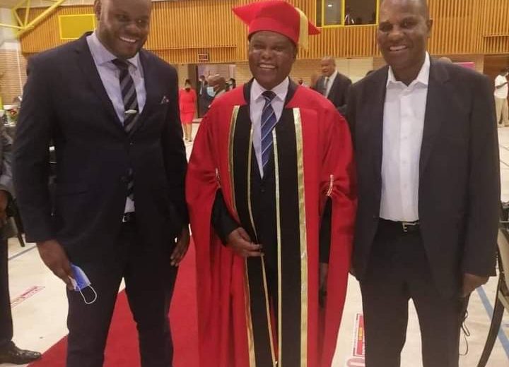 Dr Thomas Chauke received his Doctorate of Performing Arts (Honoris Causa) degree for promoting music as a universal language that transcends racial