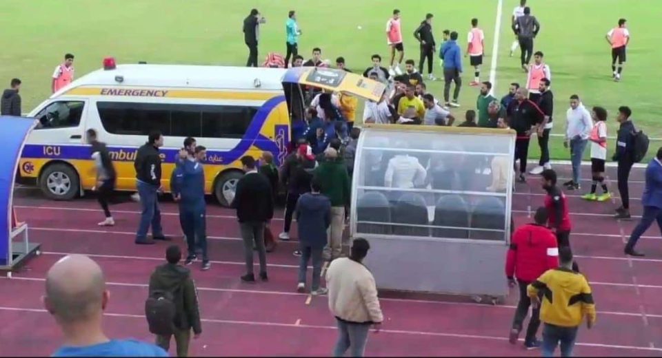 It is alleged that Al Magd coach died of heart attack during the match that was played between his team and Al Zarka in the Egyptian