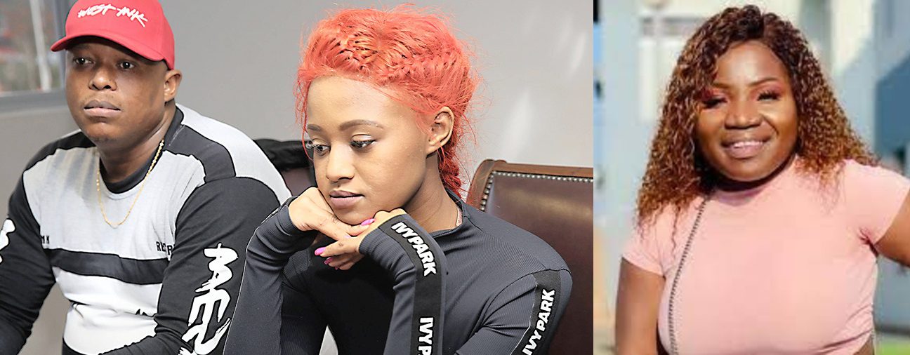 Babes Wodumo accuses  the Ghanama hitmaker, Makhadzi of sleeping with her husband Mampintja on a live video, threatening to beat her up.
