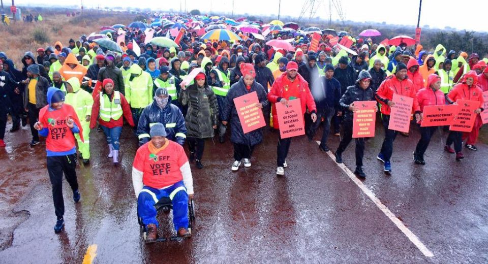 EFF March to Anglo American