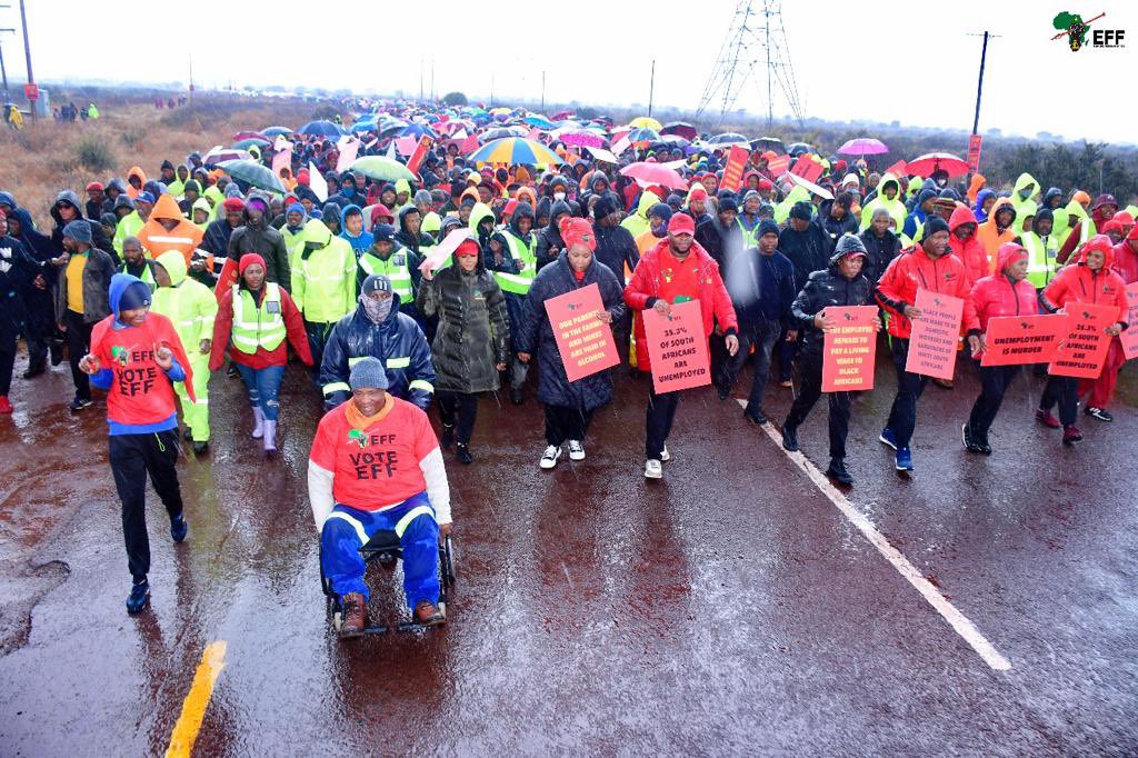 EFF March to Anglo American